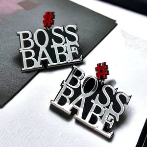 Boss Babe Bling: Sassy Girl Power Earrings to Elevate Your Style! NWT Jewelry